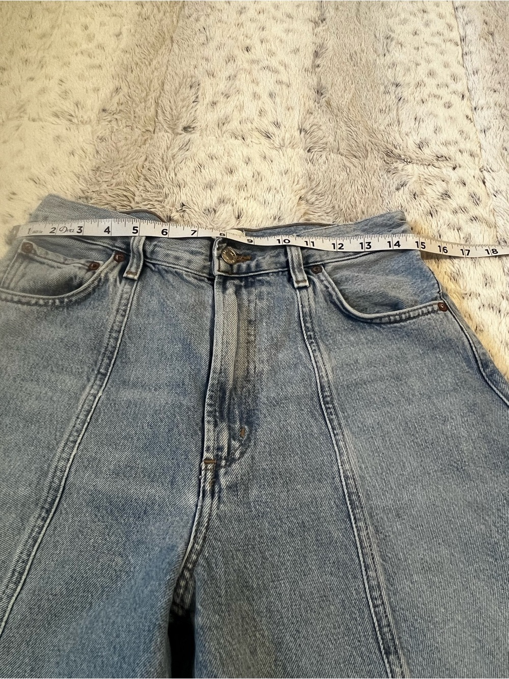 AGOLDE Kristen High-Rise Barrel Jeans in Light Blue Women’s Size 27 - Picture 8 of 10